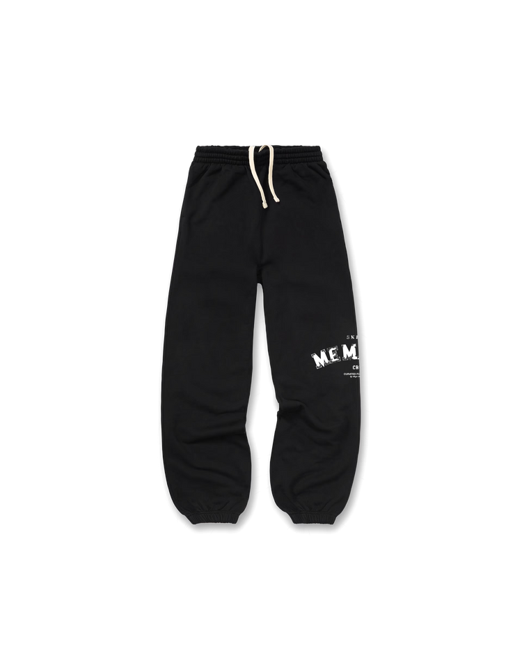 Mini Cru Members Sweatpant in Jet Black