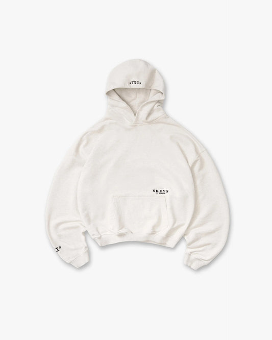MINI CRU MEMBERS HOODIE - CREAM MARL