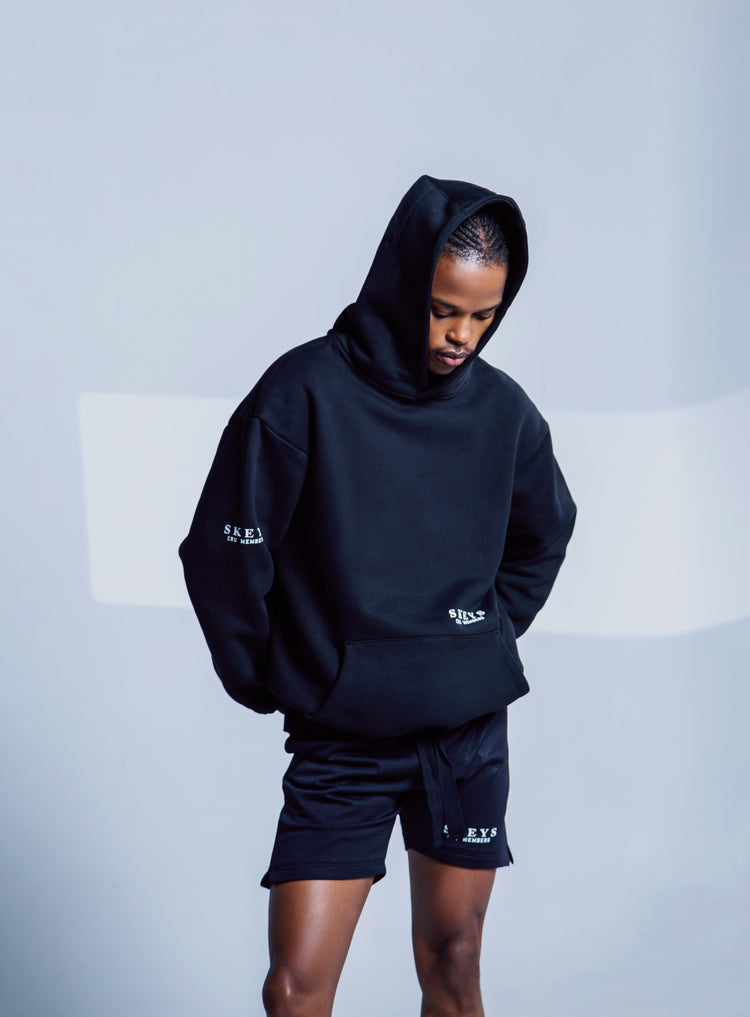 MINI CRU MEMBERS SHORTS - BLACK